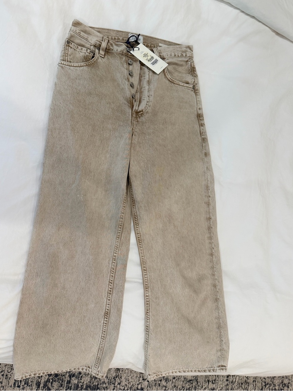 NWT Citizens of Humanity gaucho vintage wide leg ponytail size 24 - Picture 8 of 8